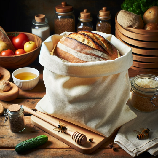 Beeswax Freshness in Every Fiber: The Ultimate Bread and Veggie Keeper